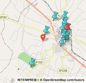 Mappa Strada Esterna S. Vittore, 70033 Corato BA, Italia (2.10818)