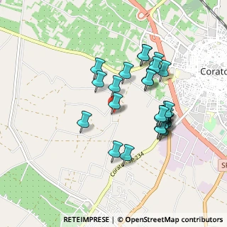 Mappa Strada Esterna S. Vittore, 70033 Corato BA, Italia (0.90714)