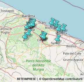 Mappa Via Monsignor Luigi Maria Doria, 70033 Corato BA, Italia (11.8465)