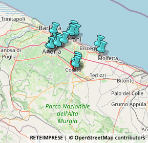 Mappa Via Monsignor Luigi Maria Doria, 70033 Corato BA, Italia (11.87)