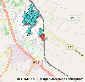 Mappa Via Reno, 70033 Corato BA, Italia (1.04083)