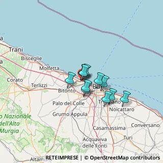 Mappa Vico X Macchie, 70128 Bari BA, Italia (8.51)