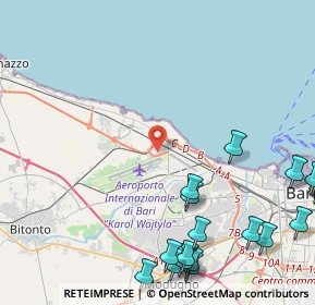 Mappa Vico X Macchie, 70128 Bari BA, Italia (6.8965)