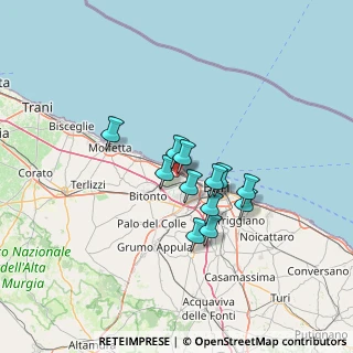 Mappa Via Modugno, 70128 Bari BA, Italia (10.13)