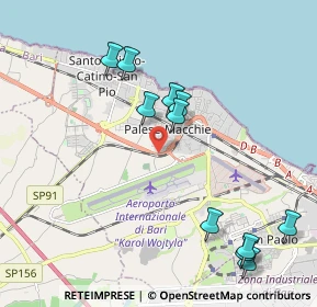Mappa Via Modugno, 70128 Bari BA, Italia (2.36)