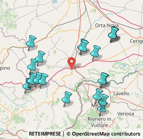 Mappa 71024 Candela FG, Italia (18.5815)