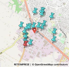 Mappa Via Franklin, 70033 Corato BA, Italia (0.4145)