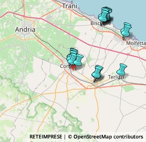 Mappa Viale delle Azalee, 70033 Corato BA, Italia (8.084)