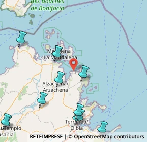 Mappa Via Baja Sardinia, 07021 Arzachena SS, Italia (22.7275)