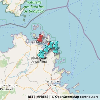 Mappa Via Baja Sardinia, 07021 Arzachena SS, Italia (31.734)