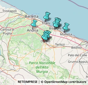 Mappa Contrada Chiuso Nuovo Zona Industriale Snc, 70033 Corato BA, Italia (9.99941)