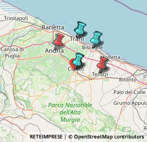 Mappa Contrada Chiuso Nuovo Zona Industriale Snc, 70033 Corato BA, Italia (10.44375)