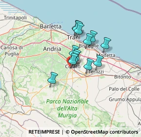 Mappa Contrada Chiuso Nuovo Zona Industriale Snc, 70033 Corato BA, Italia (9.80462)