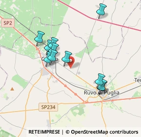 Mappa Strada Esterna Belloluogo, 70033 Corato BA, Italia (3.58273)