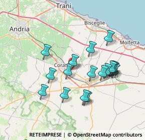 Mappa Strada Esterna Belloluogo, 70033 Corato BA, Italia (7.11529)