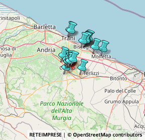 Mappa Strada Esterna Belloluogo, 70033 Corato BA, Italia (8.12333)