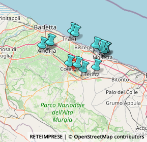 Mappa Strada Esterna Belloluogo, 70033 Corato BA, Italia (11.60143)