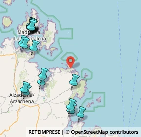 Mappa Spiaggia Capo Ferro, 07021 Arzachena SS, Italia (11.564)