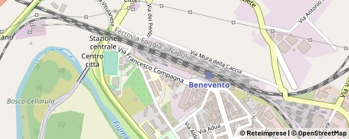 Mappa Benevento