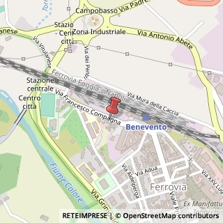 Mappa Via Francesco Compagna, 13, 82100 Benevento, Benevento (Campania)