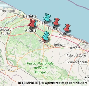 Mappa Via Belvedere, 70033 Corato BA, Italia (12.1025)