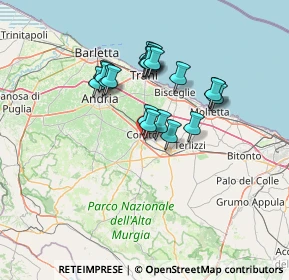 Mappa Via Belvedere, 70033 Corato BA, Italia (12.071)