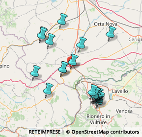 Mappa Strada Provinciale Ferrovia, 71024 Candela FG, Italia (16.5345)