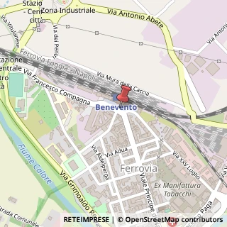 Mappa Piazza colonna vittoria 1, 82100 Benevento, Benevento (Campania)