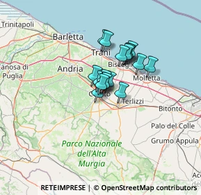 Mappa Via Casilina Stadio, 70033 Corato BA, Italia (8.22778)