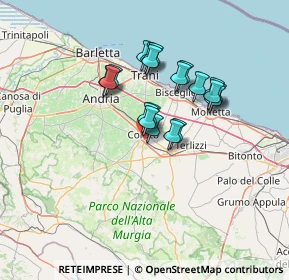 Mappa Via Casilina Stadio, 70033 Corato BA, Italia (11.123)