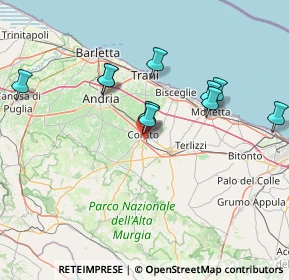 Mappa Via Casilina Stadio, 70033 Corato BA, Italia (13.99727)