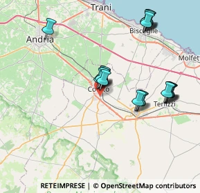 Mappa Via Casilina Stadio, 70033 Corato BA, Italia (7.997)