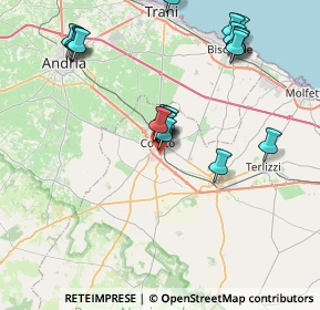 Mappa Via Casilina Stadio, 70033 Corato BA, Italia (8.4585)