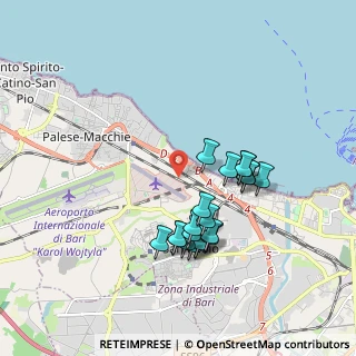 Mappa Strada Rurale Cangiano, 70128 Bari BA, Italia (1.813)