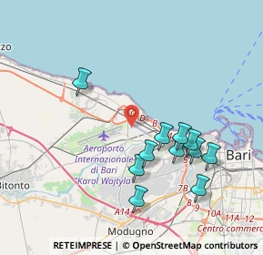 Mappa Via Gabriele D'Annunzio, 70128 Bari BA, Italia (4.08273)