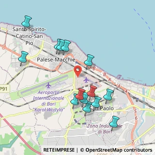 Mappa Via Gabriele D'Annunzio, 70128 Bari BA, Italia (2.21571)