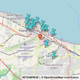 Mappa Via Gabriele D'Annunzio, 70128 Bari BA, Italia (1.68846)