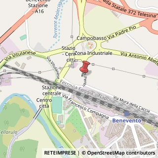Mappa Via dei Pentri, 27, 82100 Benevento, Benevento (Campania)