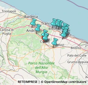 Mappa SS 98 Km, 70033 Corato BA, Italia (11.17867)