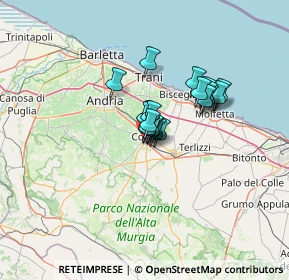 Mappa SS 98 Km, 70033 Corato BA, Italia (8.146)