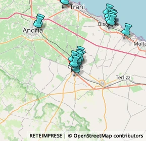 Mappa SS 98 Km, 70033 Corato BA, Italia (8.3555)