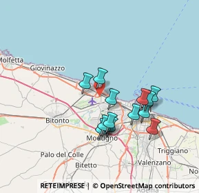 Mappa Viale Gabriele d'Annunzio, 70128 Bari BA, Italia (6.565)