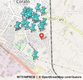 Mappa Via Don Giovanni Bosco, 70033 Corato BA, Italia (0.545)