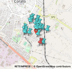 Mappa Via Don Giovanni Bosco, 70033 Corato BA, Italia (0.2785)