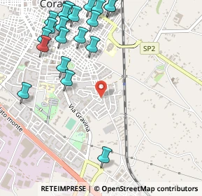 Mappa Via Don Giovanni Bosco, 70033 Corato BA, Italia (0.7245)