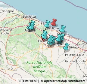 Mappa Via Don Giovanni Bosco, 70033 Corato BA, Italia (9.549)