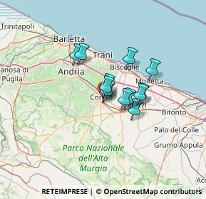 Mappa Via Don Giovanni Bosco, 70033 Corato BA, Italia (8.37692)