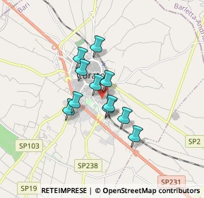 Mappa Via Don Giovanni Bosco, 70033 Corato BA, Italia (1.23545)