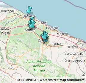 Mappa Via Zanardelli, 70033 Corato BA, Italia (8.83727)