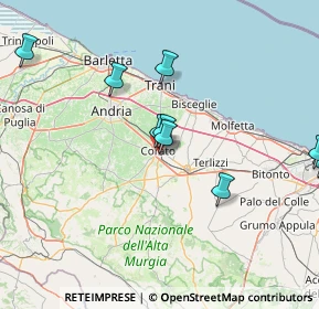 Mappa Via Zanardelli, 70033 Corato BA, Italia (21.11364)